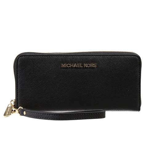 michael kors portefeuille noir|portefeuille femme Michael Kors.